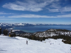 Great view of lake from top of Heavenly
