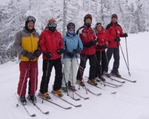 Lined up like dominos