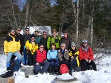 13  brave souls took off on an 8 hour tour thru Glacier Park